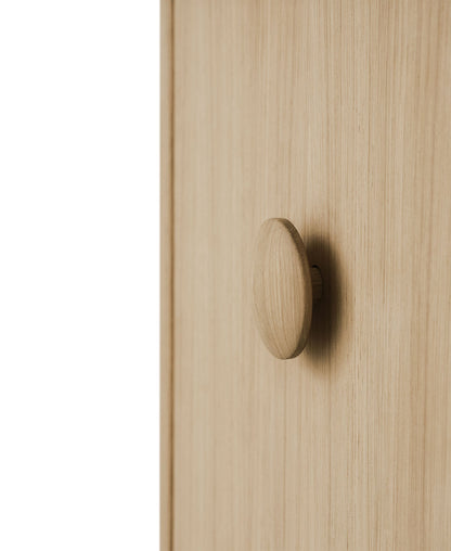Commode de chambre d'enfant en bois 3 tiroirs, chêne