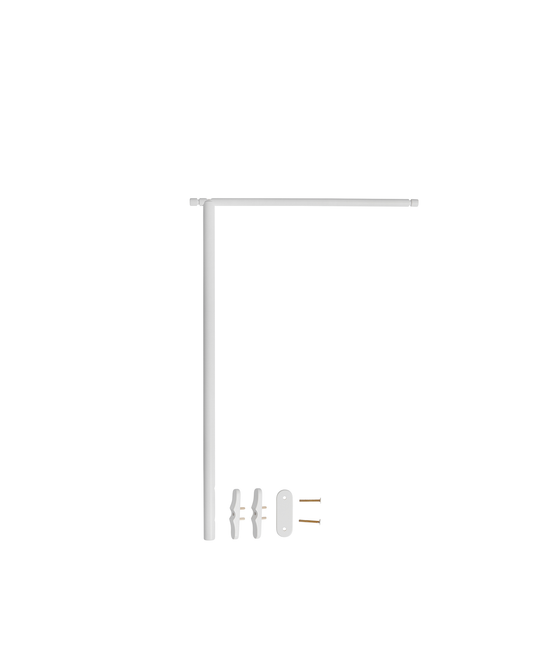 Support pour ciel de lit et mobile Wood Mini+, blanc