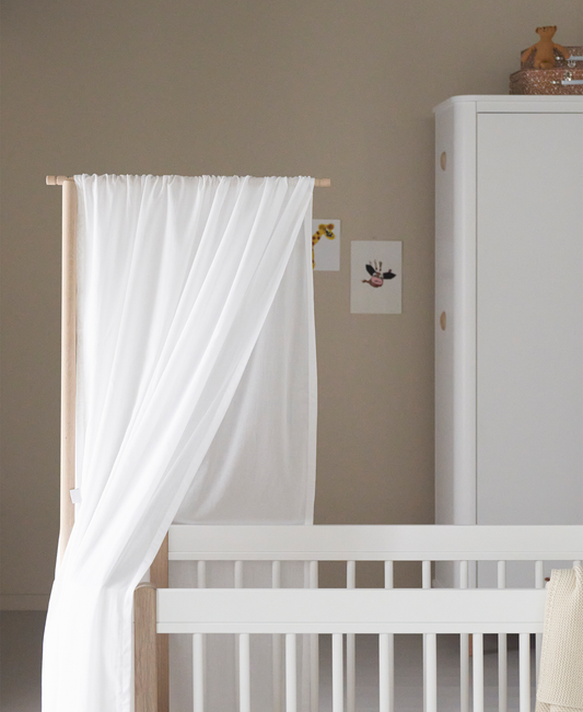 Ciel de lit Wood Mini+, blanc