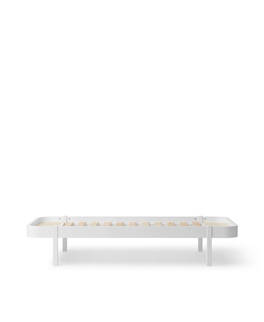 Lit transat en bois 90, blanc