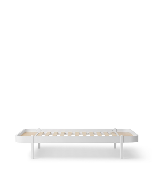 Lit transat en bois 120, blanc