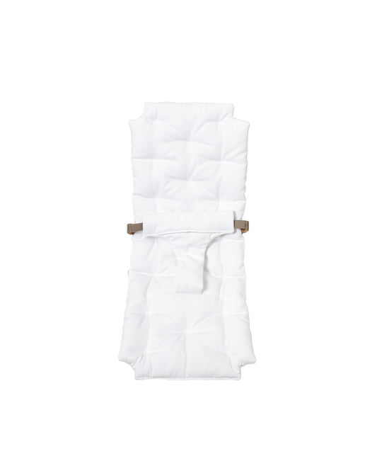 Coussin bébé supplémentaire pour transat Wood pour bébé et enfant en bas âge, blanc
