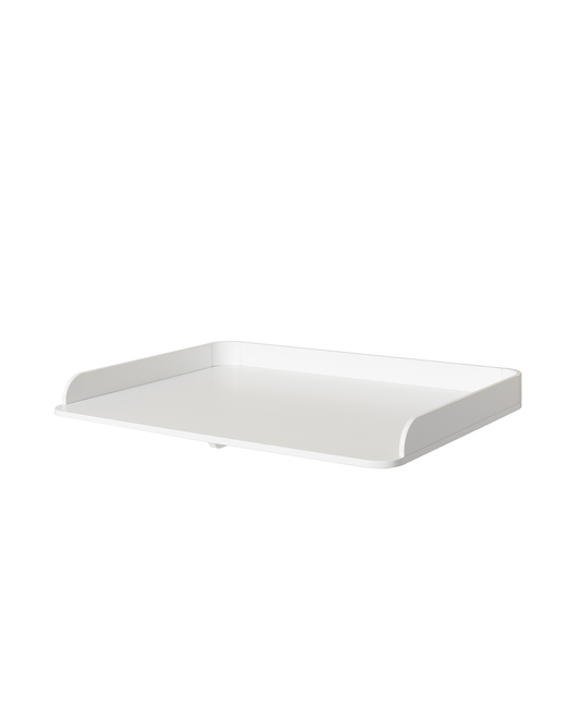 Plateau en bois pour commode 4 tiroirs, blanc