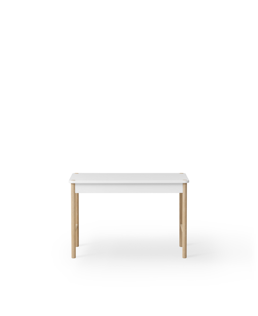 Table de jeu pour tout-petits Camp, blanc/chêne