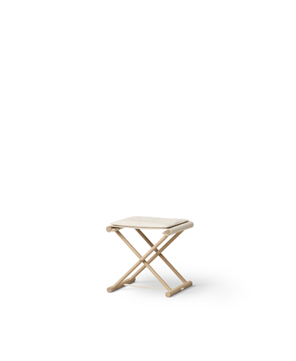 Tabouret de camp pour tout-petits, chêne/non teint