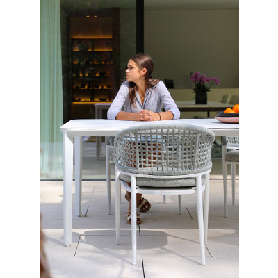 Table SunWeave Faro 210 cm (plateau en pierre frittée)