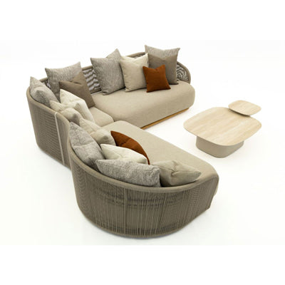 SunWeave Wave 2 places droite (coussins inclus - 7 pièces)