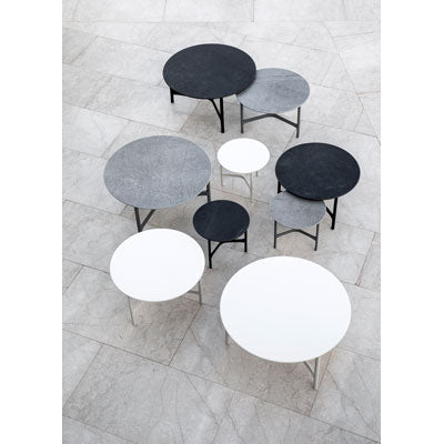 Table basse Twist Cane-Line Medium (cadre en aluminium)