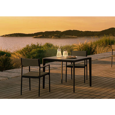 Table rectangulaire Vineko Costa 160 cm (plateau en aluminium)