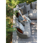 SunWeave Wave Corner (coussins inclus - 5 pièces)