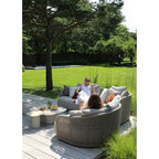 Chaise longue gauche SunWeave Wave (coussins inclus - 8 pièces)