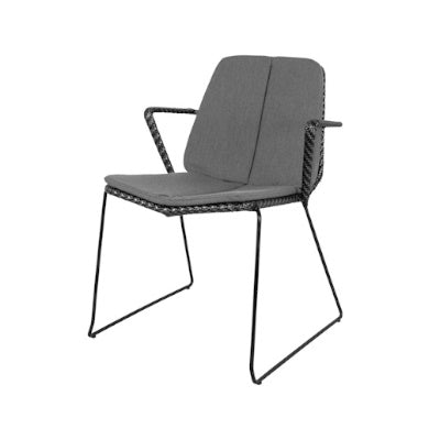 Fauteuil Cane-Line Vision (empilable) (coussins inclus)