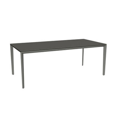 Table rectangulaire Vineko Costa 160 cm (plateau en aluminium)