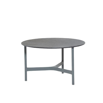 Table basse Twist Cane-Line Medium (cadre en aluminium)
