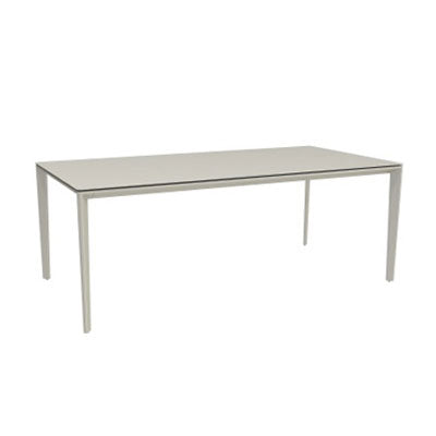 Table rectangulaire Vineko Costa 160 cm (plateau en aluminium)
