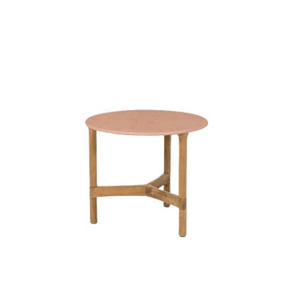 Table basse Twist Cane-Line petite (cadre en teck)